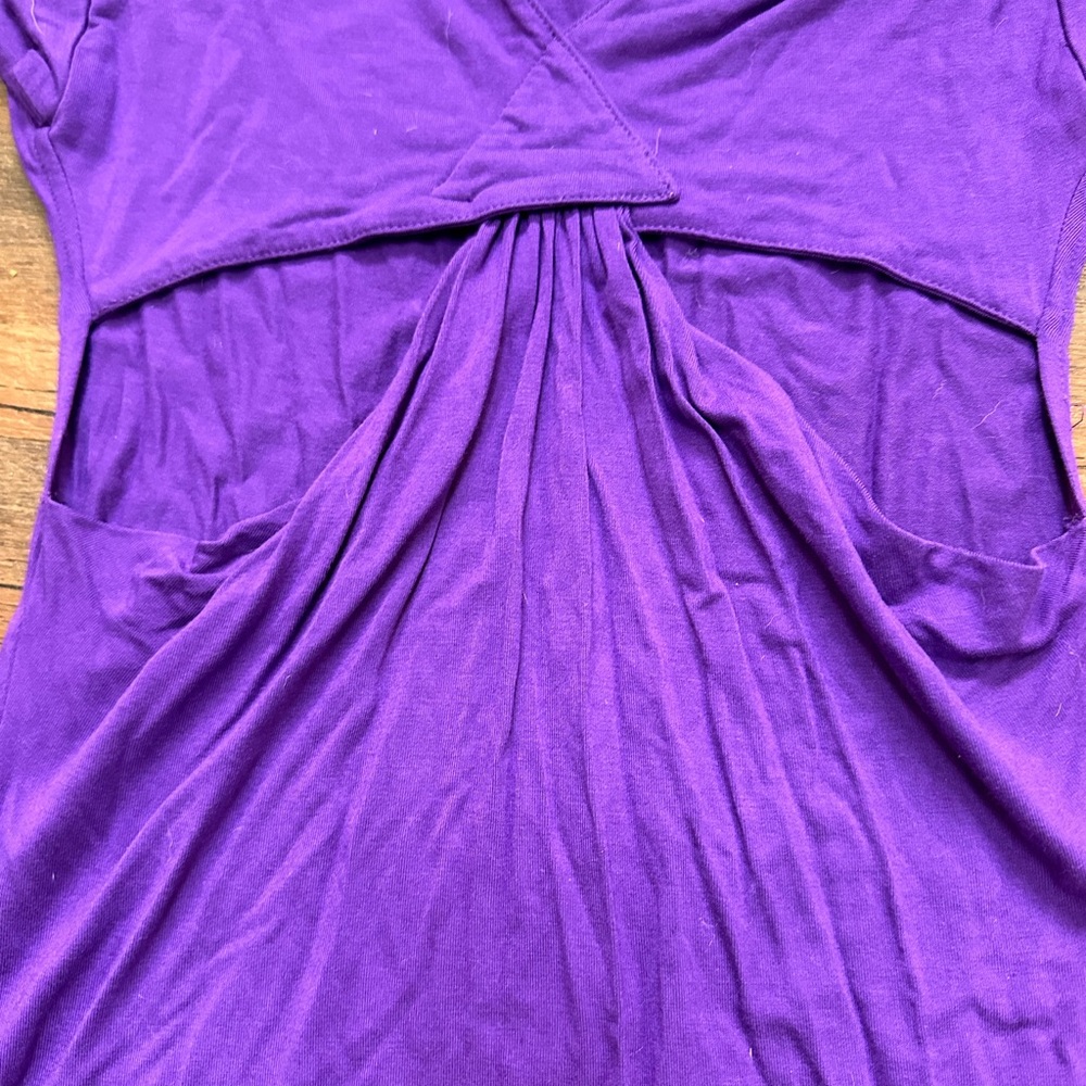 Guess Purple Stud/Cutout Dress - Picture 3 of 3